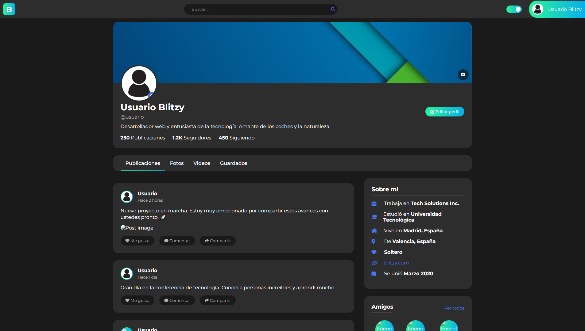 Blitzy app interface 4